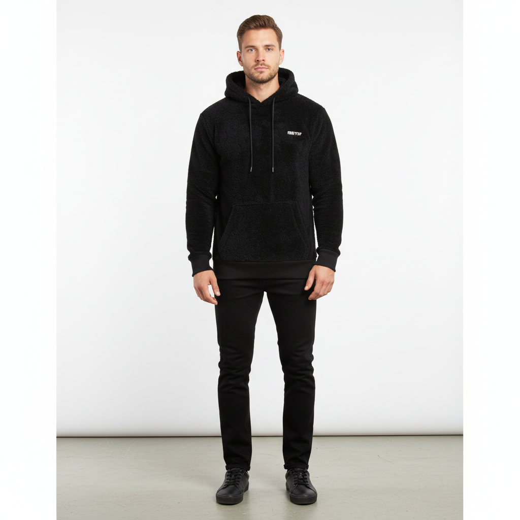 Gevoerd heren hoodie