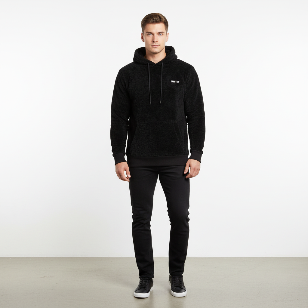 Gevoerd heren hoodie