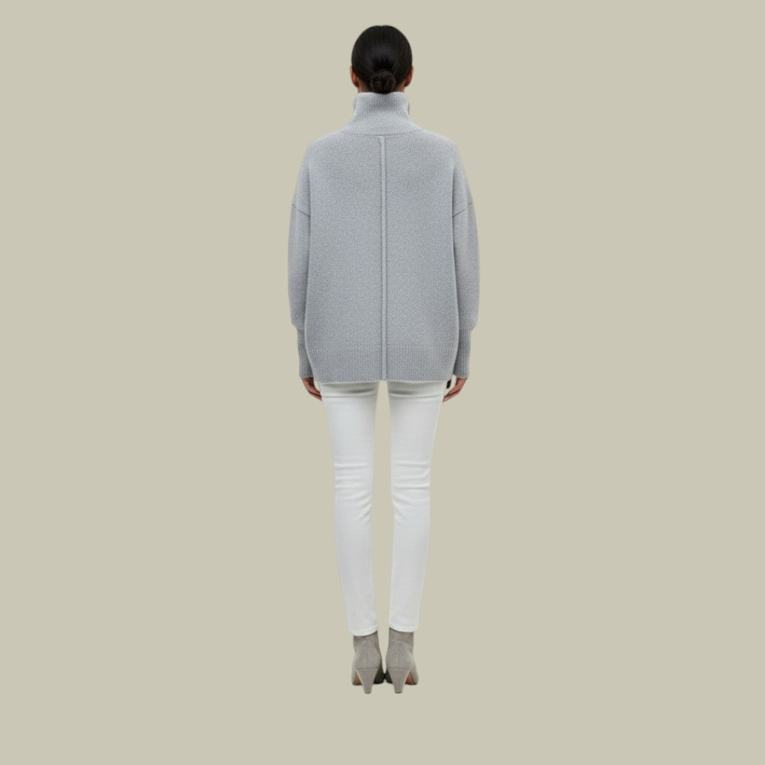 Froukje | Oversized damescoltrui van zacht breisel