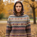 Gestreepte dames hoodie