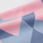 Omkleedjas met geometrische print