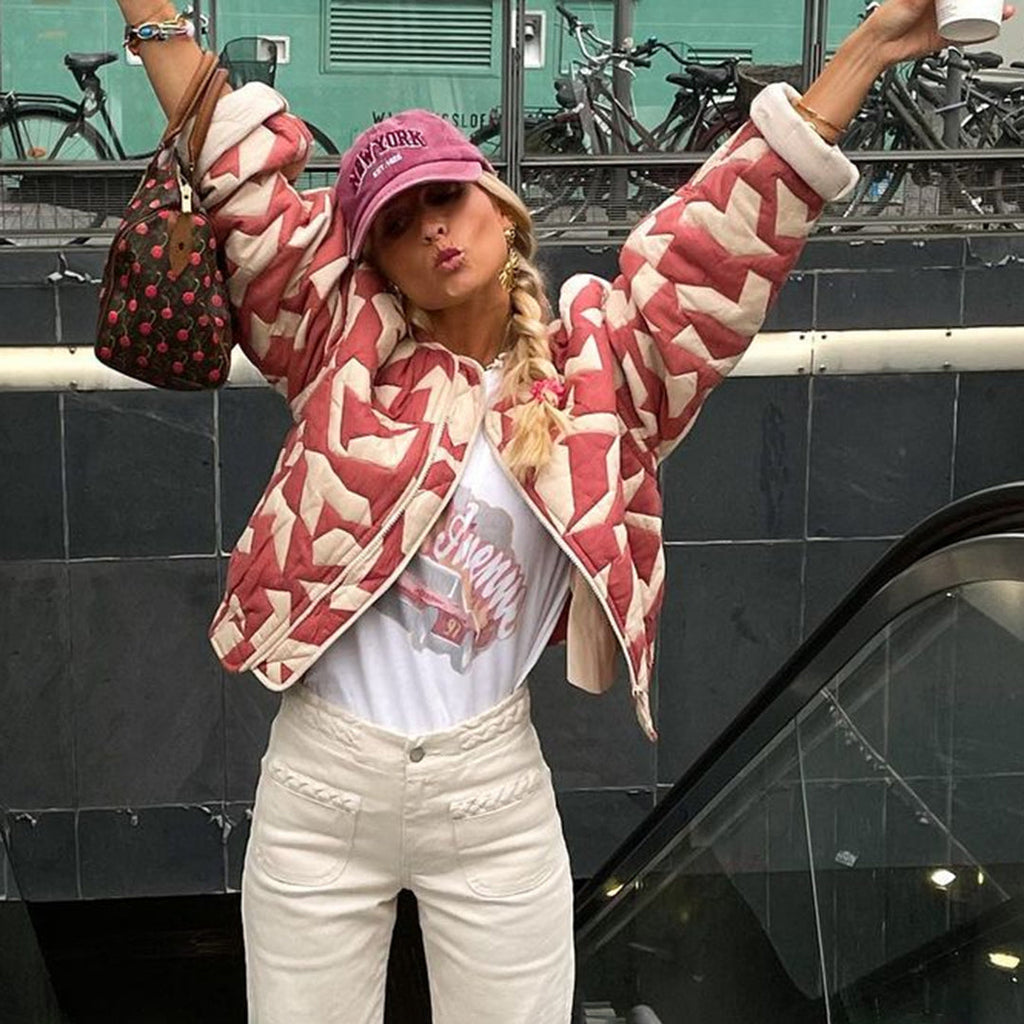 Print damesblazer