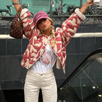 Print damesblazer