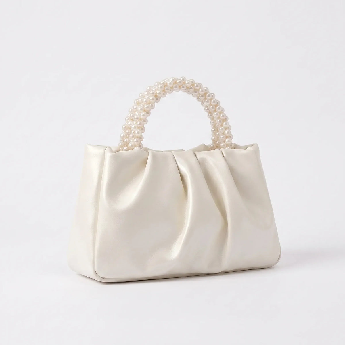 Geplooide clutch avondtas