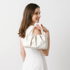 Geplooide clutch avondtas