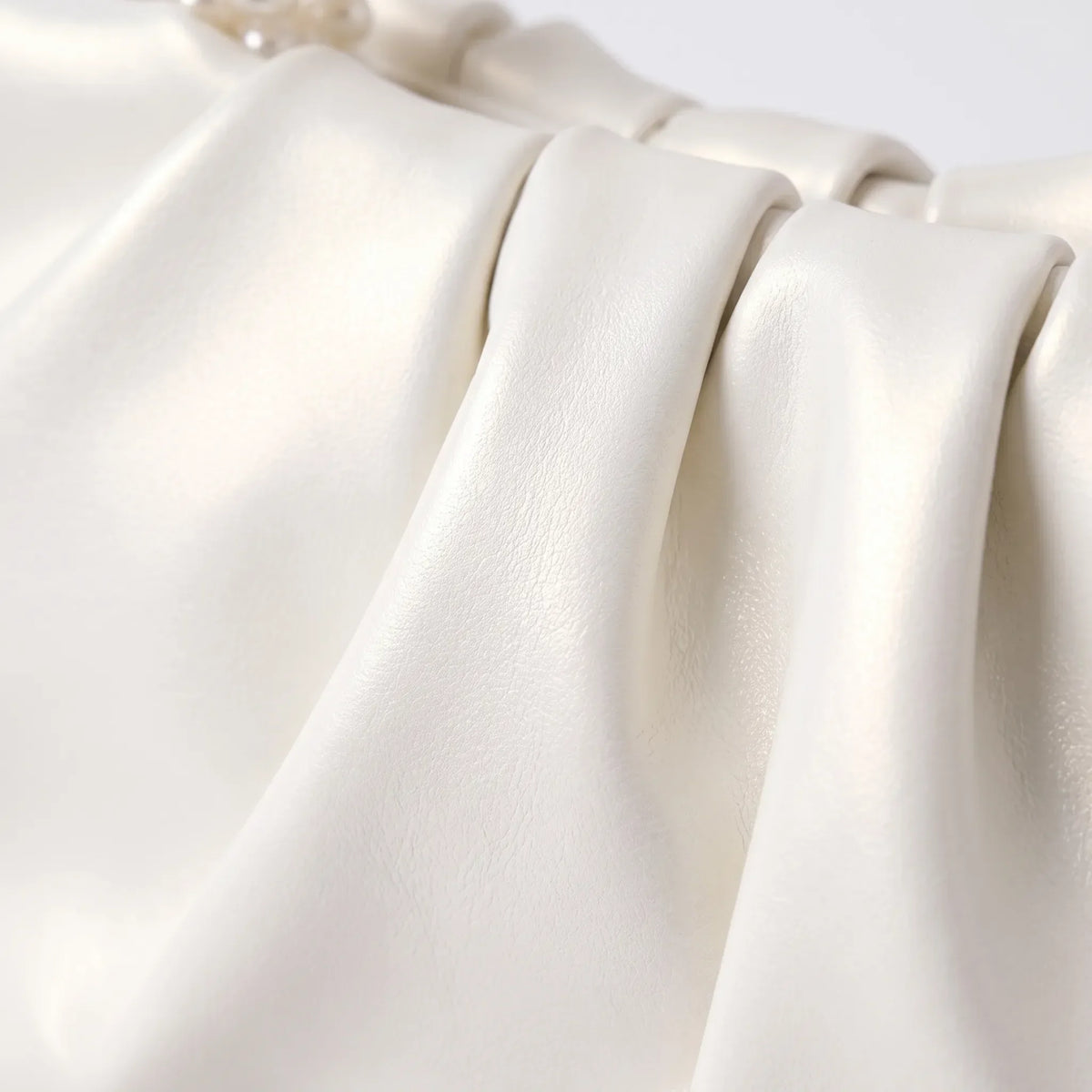 Geplooide clutch avondtas