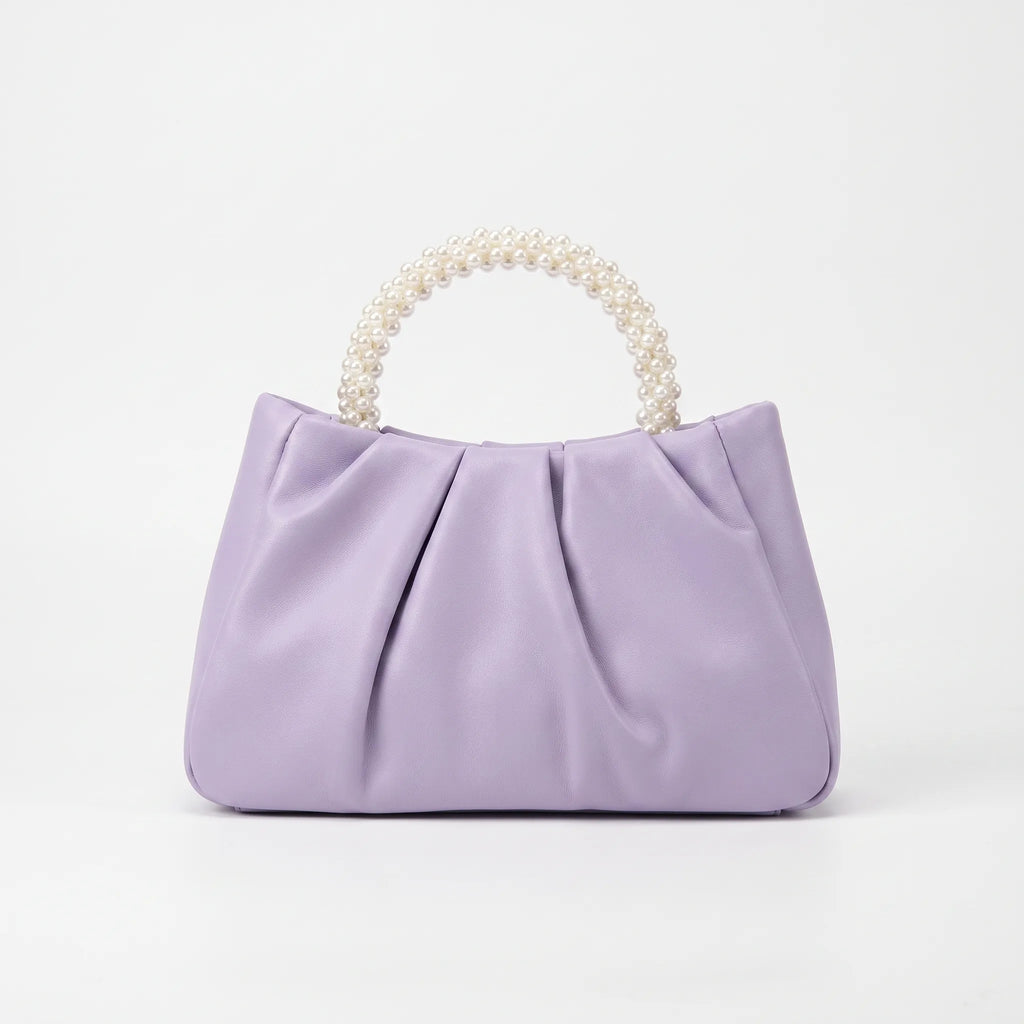 Geplooide clutch avondtas