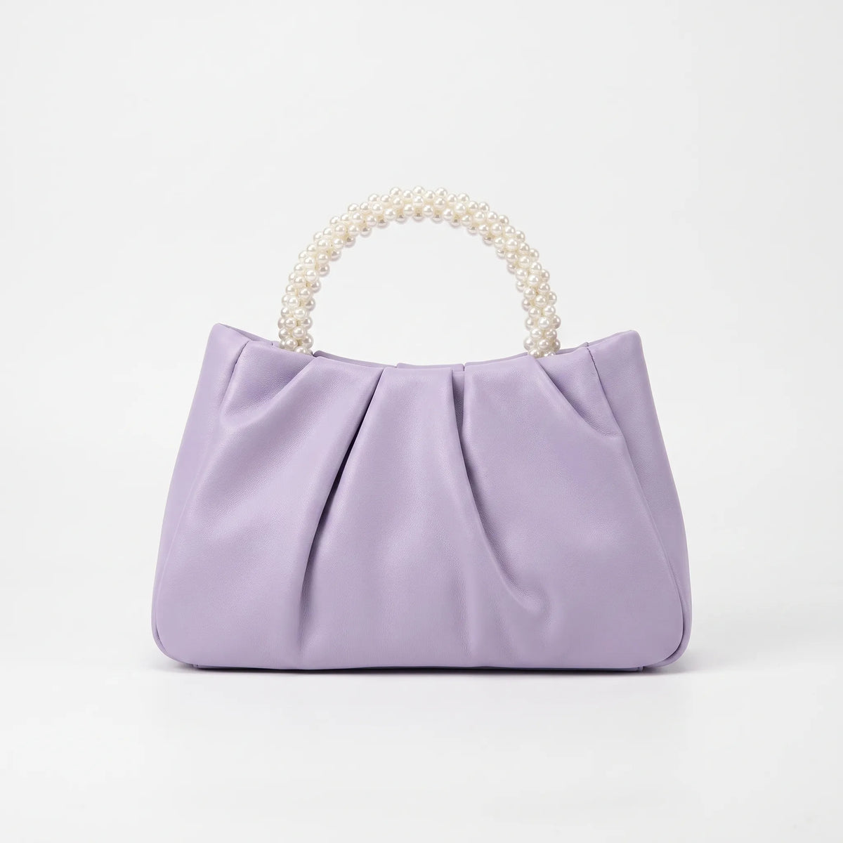 Geplooide clutch avondtas