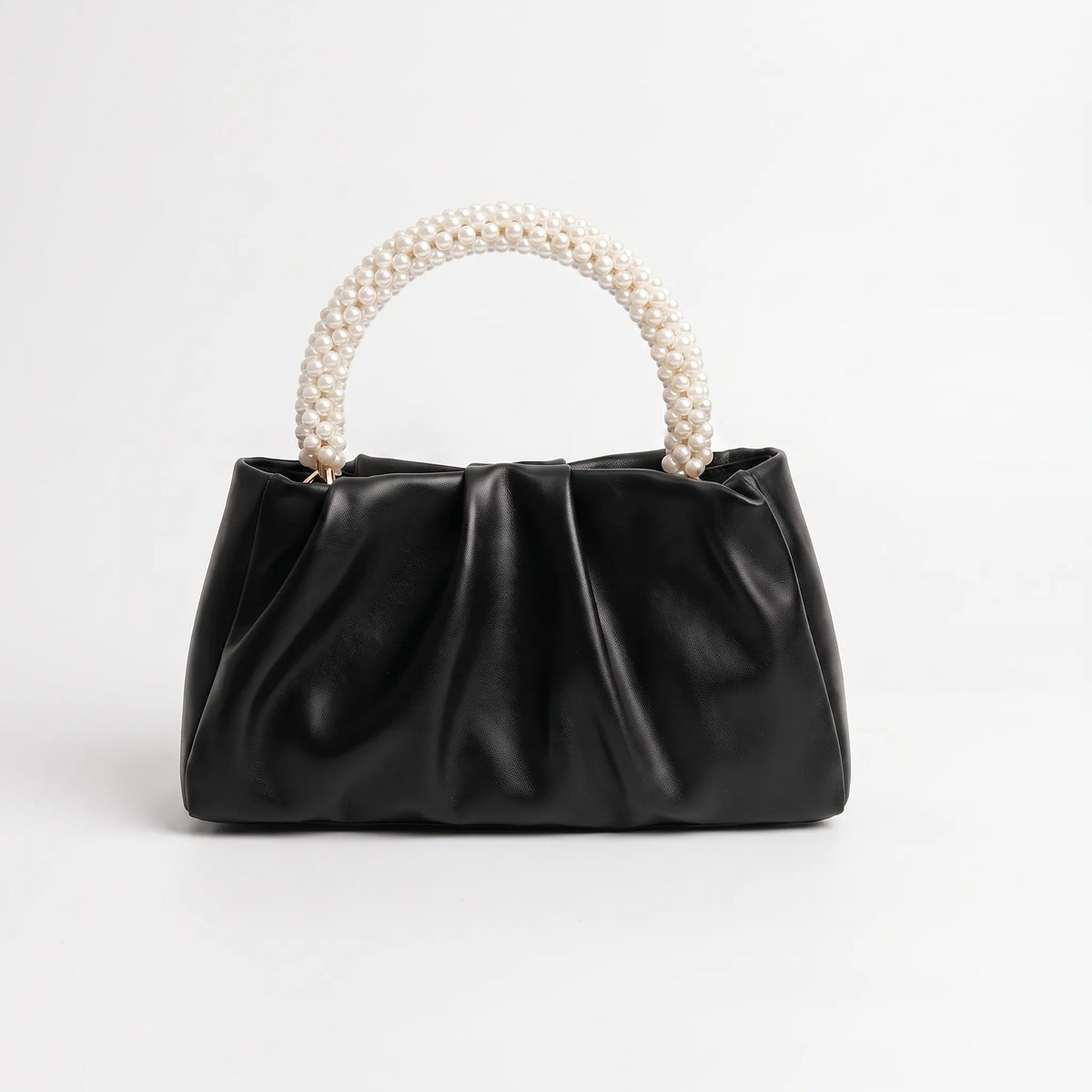 Geplooide clutch avondtas