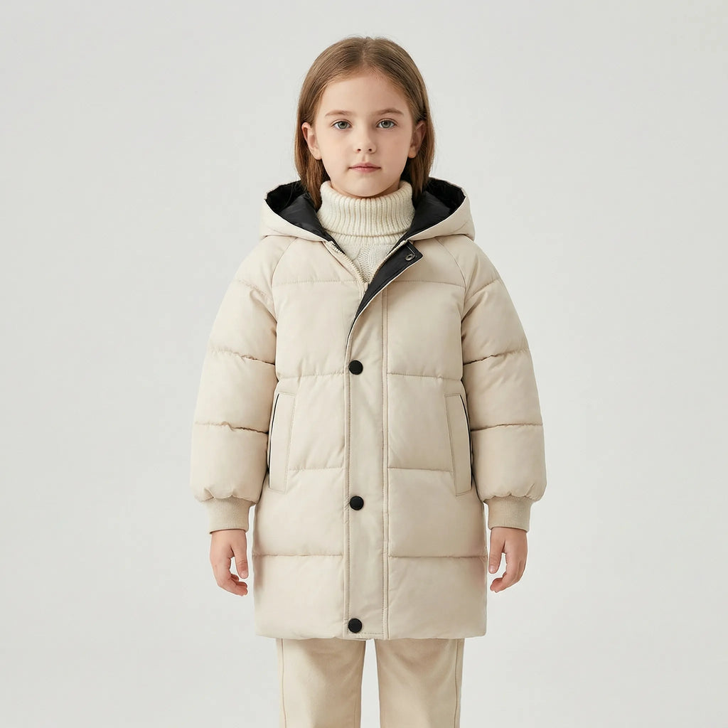 Gewatteerde kinderjas voor herfst en winter