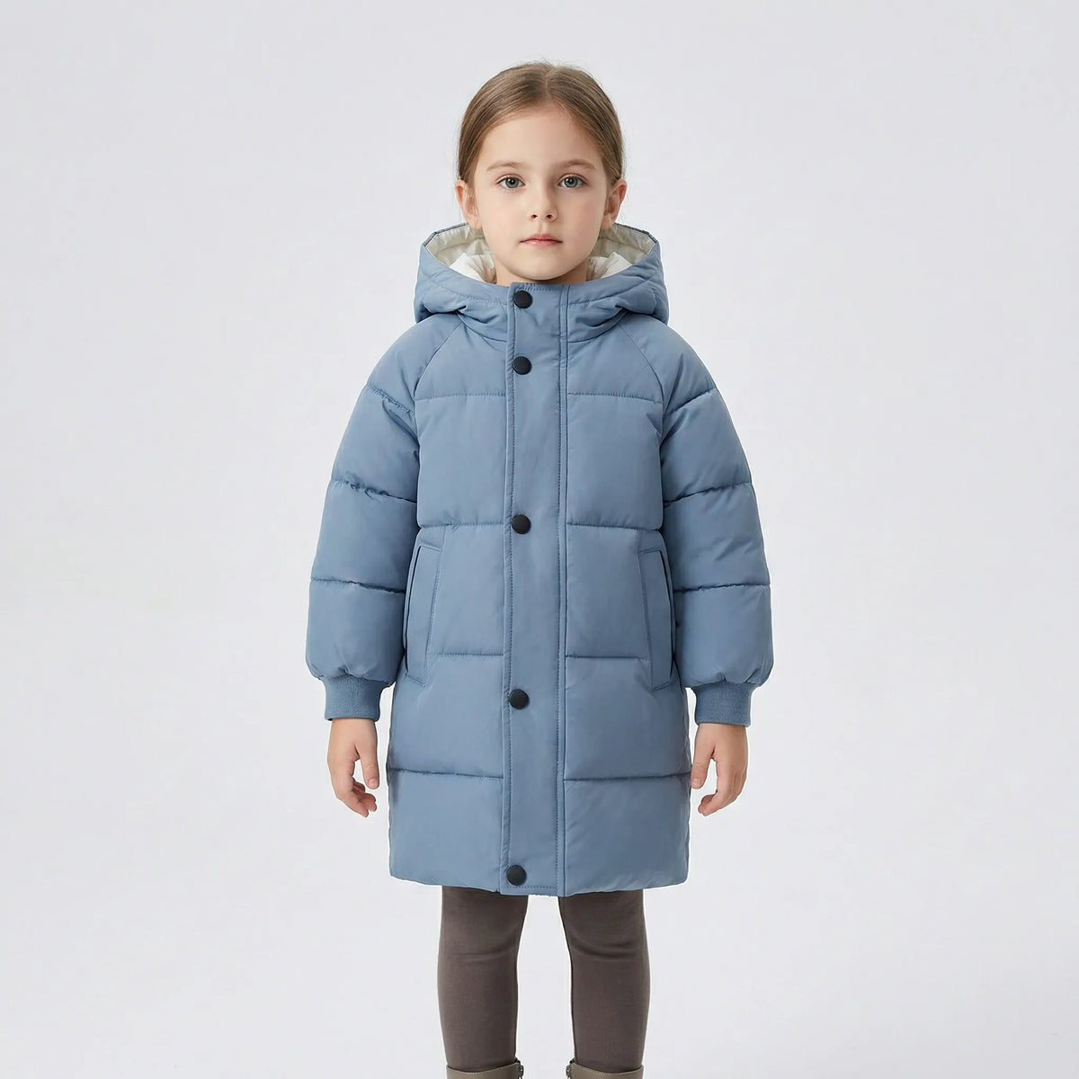 Gewatteerde kinderjas voor herfst en winter