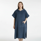 Ruim handdoek-poncho
