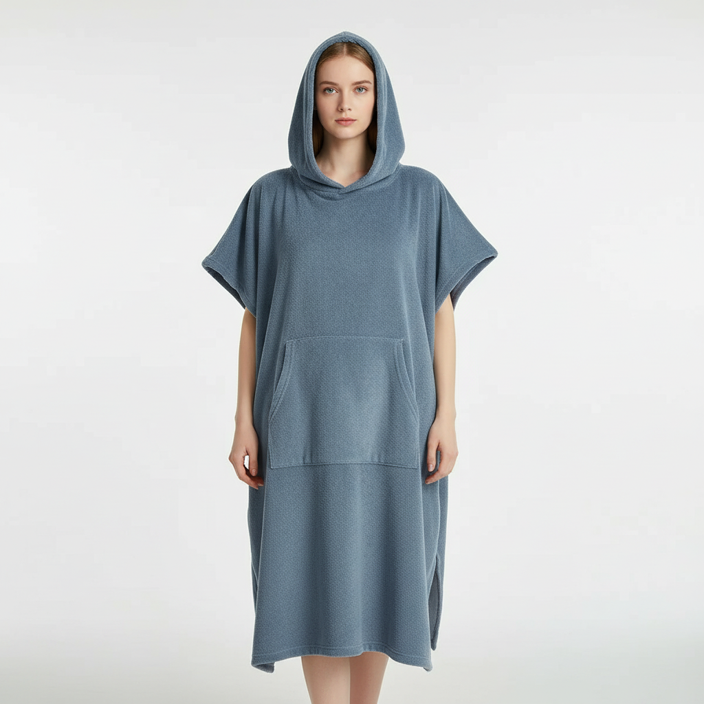 Ruim handdoek-poncho