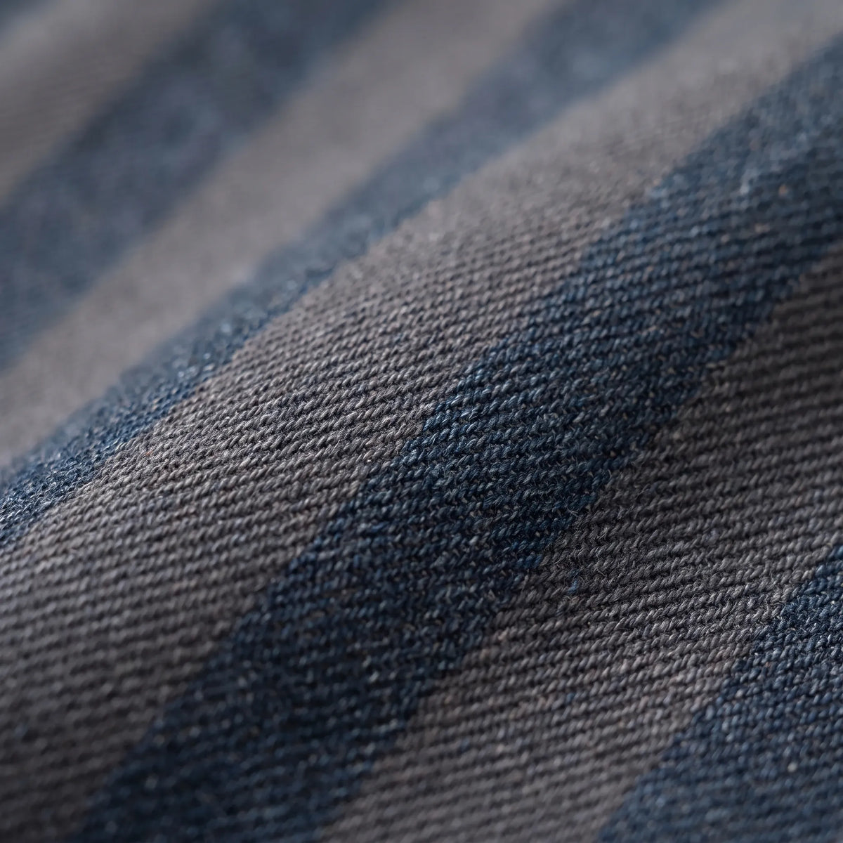 Gestreepte wide leg jeans