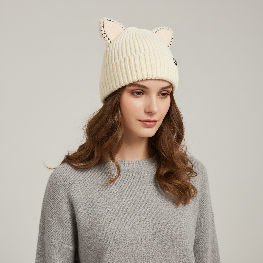 Gegaren wintermuts met oren