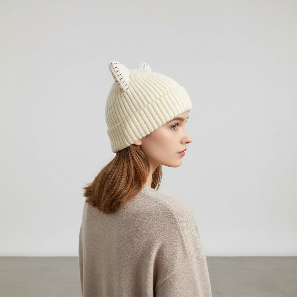 Gegaren wintermuts met oren