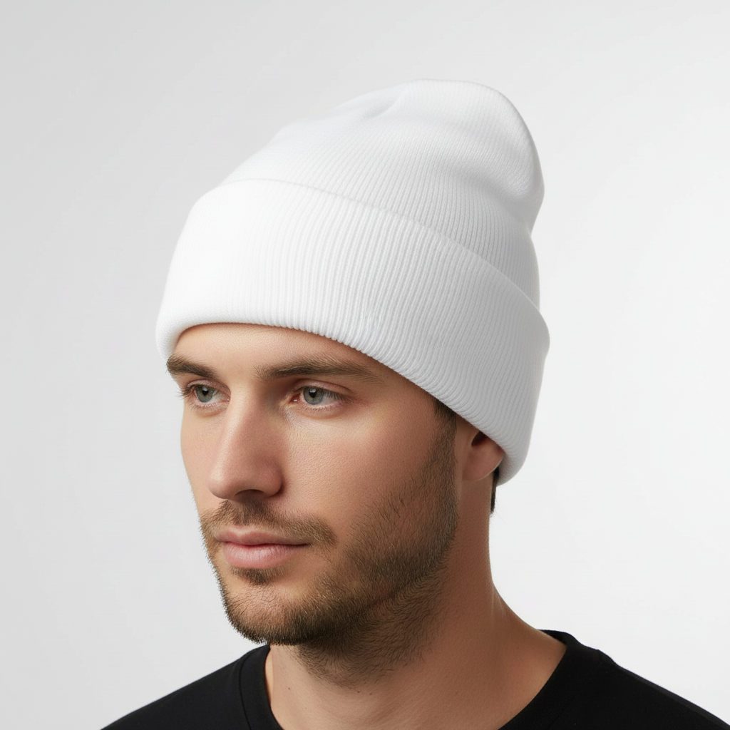 Gebreide unisex maat muts