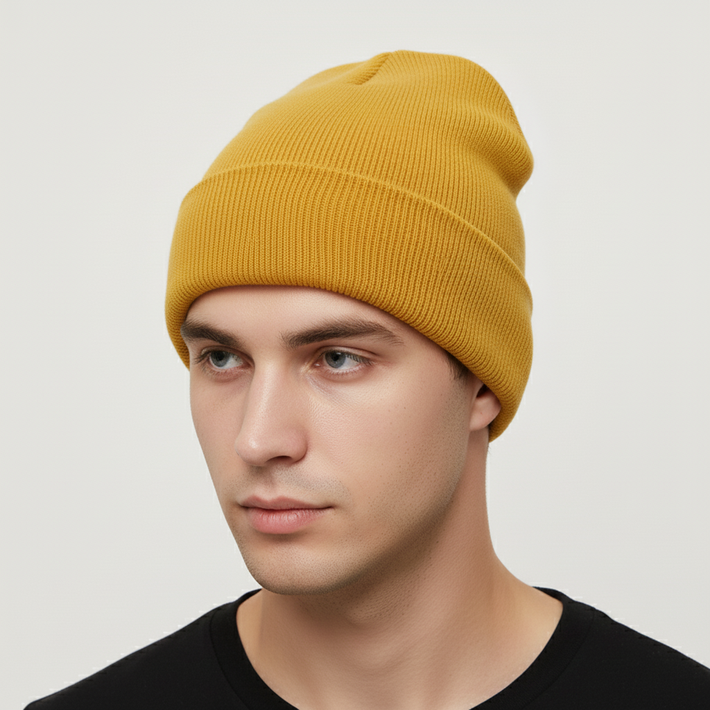 Gebreide unisex maat muts