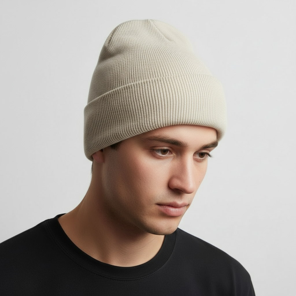 Gebreide unisex maat muts