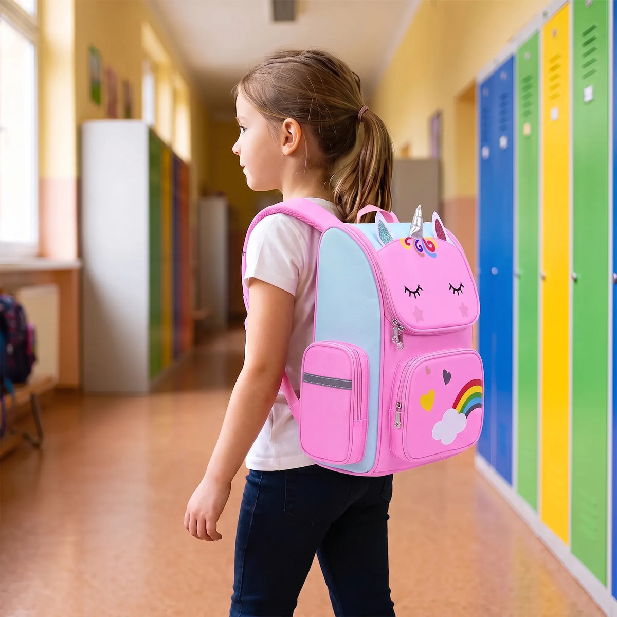 Gestructureerde kinderrugzak dier