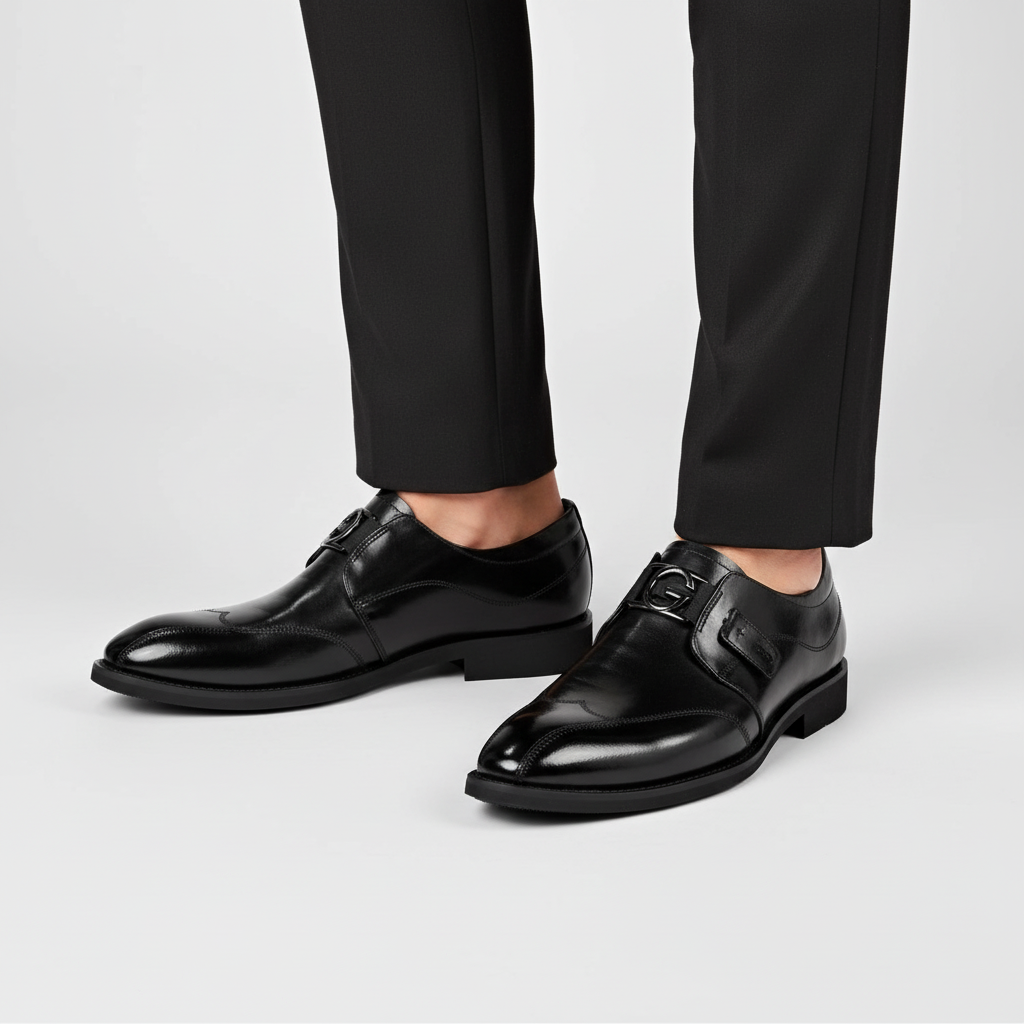 Gladde leerlook modern