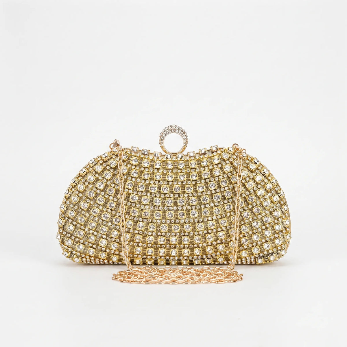 Glinsterende gestructureerde clutch