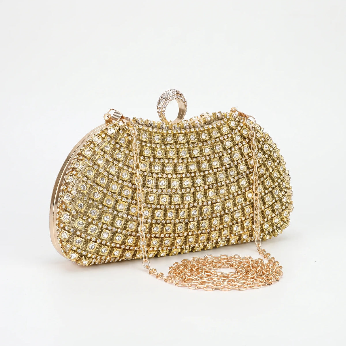 Glinsterende gestructureerde clutch