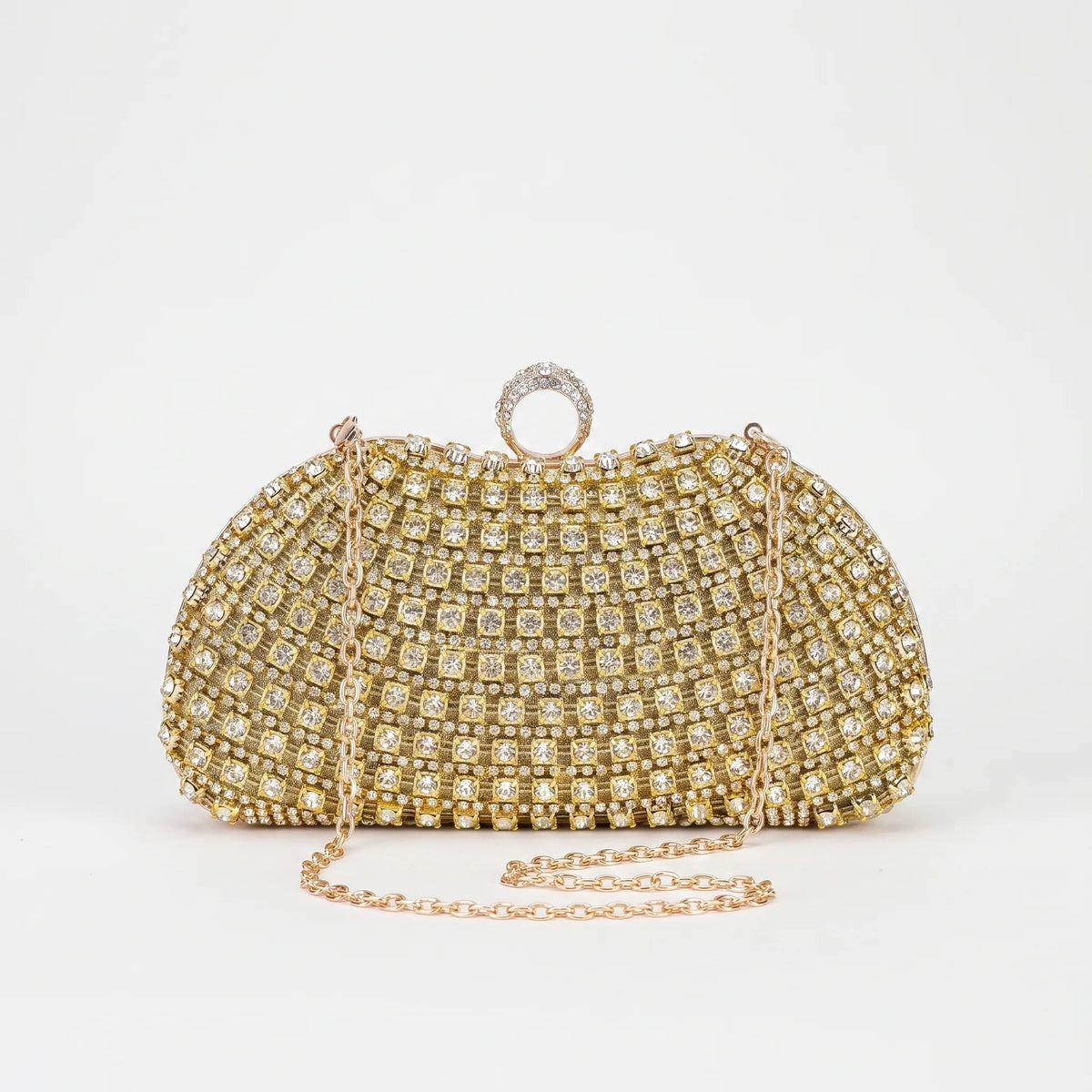 Glinsterende gestructureerde clutch
