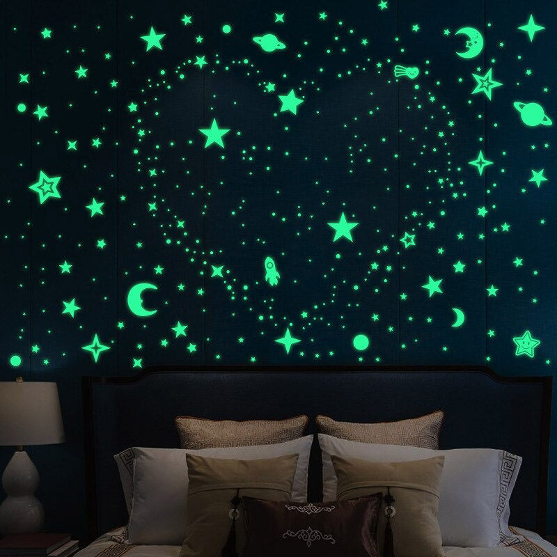 Lichtgevende sterstickers