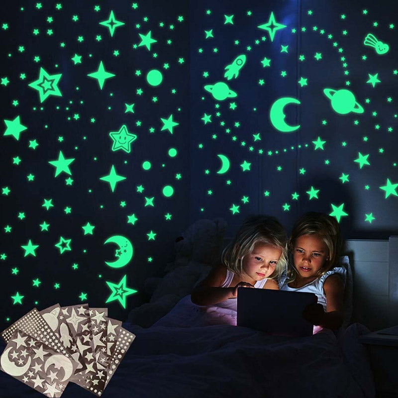 Lichtgevende sterstickers