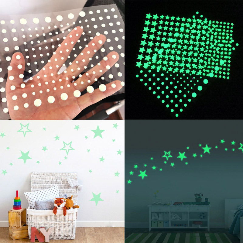 Lichtgevende sterstickers