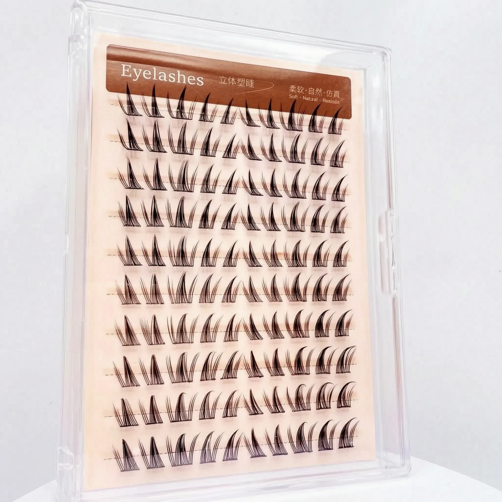 Lijmvrije wimperclusters