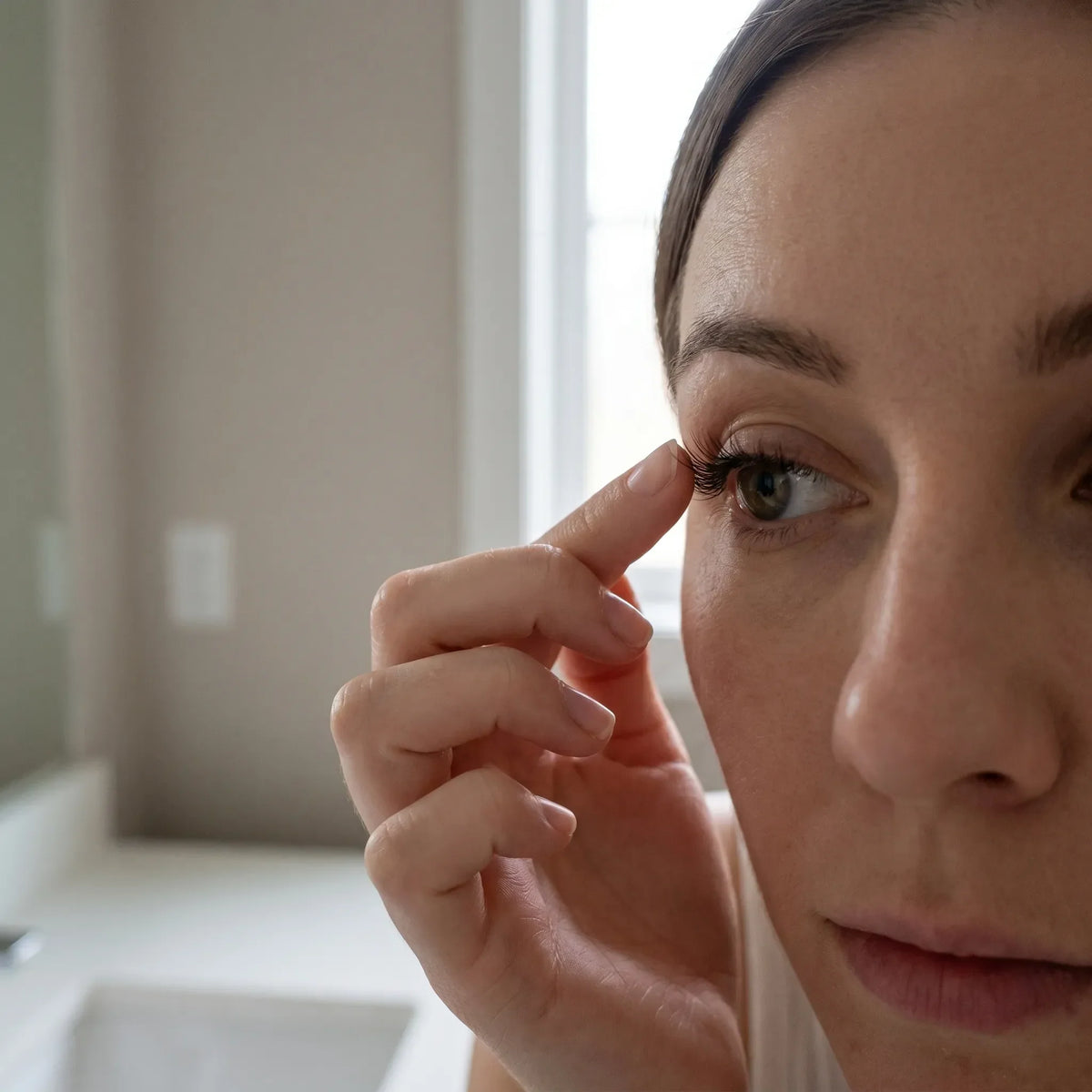 Lijmvrije wimperclusters