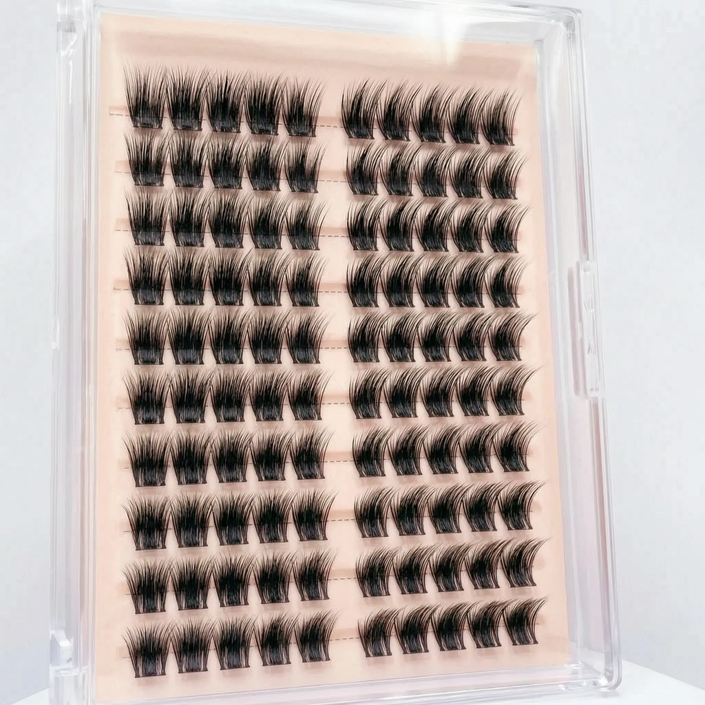 Lijmvrije wimperclusters
