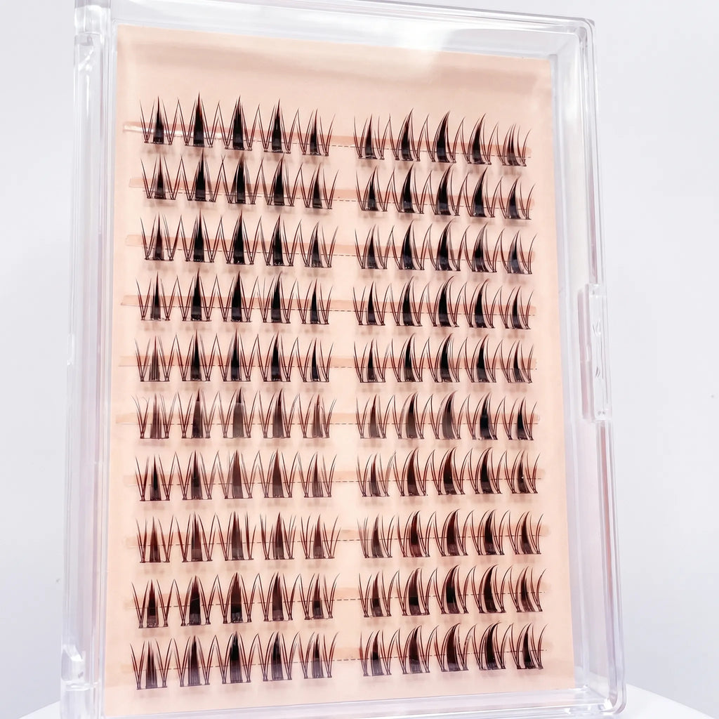 Lijmvrije wimperclusters