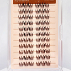 Lijmvrije wimperclusters