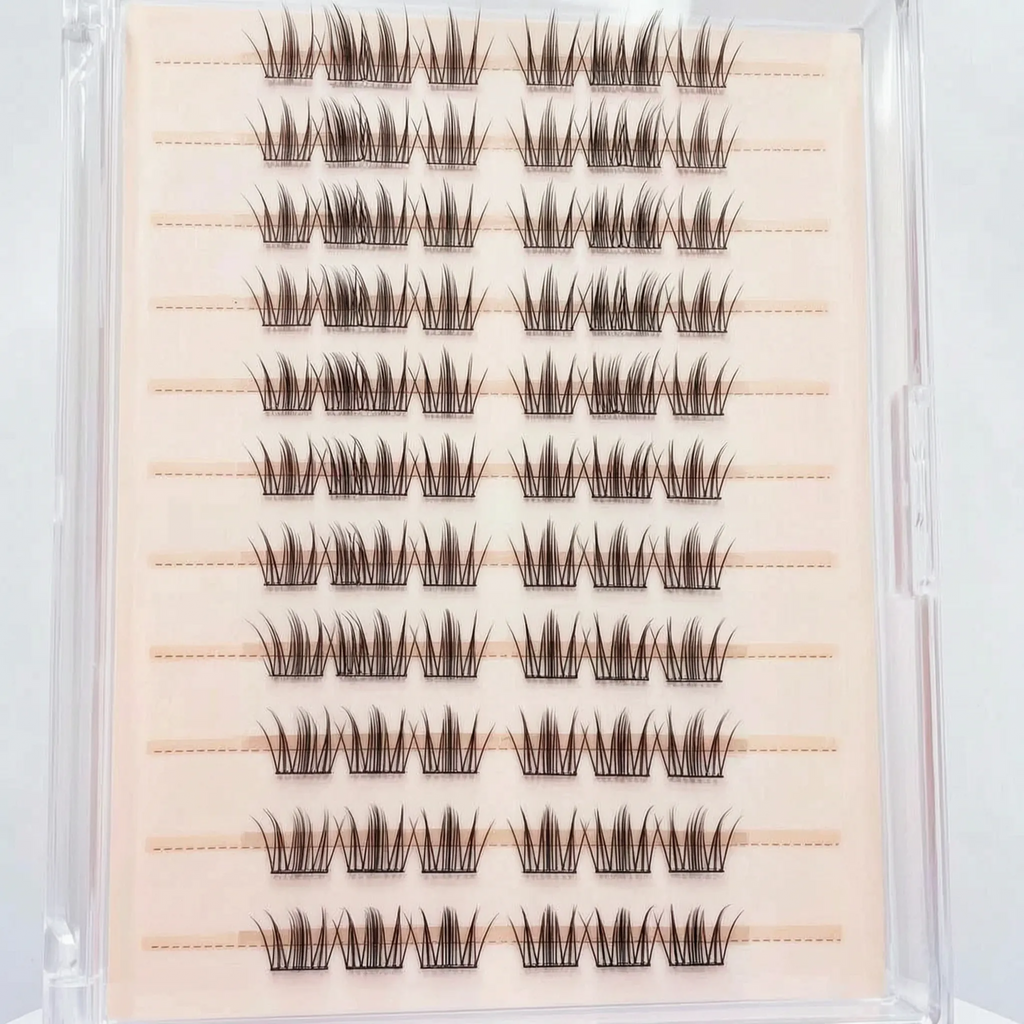 Lijmvrije wimperclusters