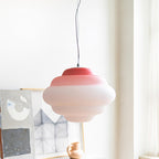 Hanglamp met gradiënt en zachte lichtverspreiding