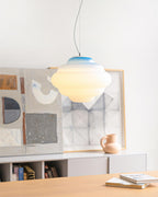 Hanglamp met gradiënt en zachte lichtverspreiding