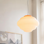 Hanglamp met gradiënt en zachte lichtverspreiding