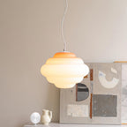 Hanglamp met gradiënt en zachte lichtverspreiding