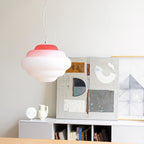Hanglamp met gradiënt en zachte lichtverspreiding