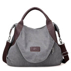 Canvas tas met meerdere vakken