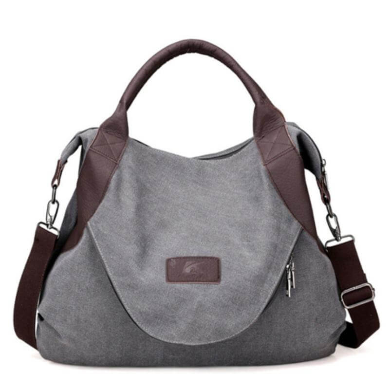 Canvas tas met meerdere vakken