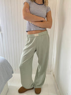 Dames loungebroek met streepdesign