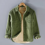 Corduroy wintershirt voor heren