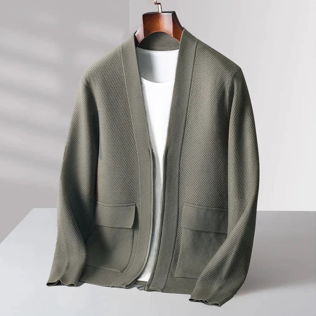 Gebreid herenvest – Liva