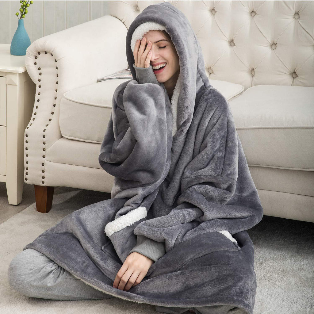 Uniseks thermische fleece hoodie