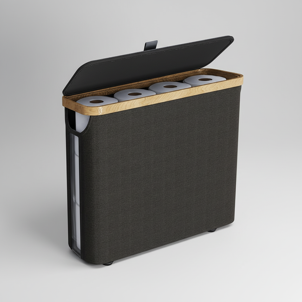 Grootcapaciteit toiletpapierdoos