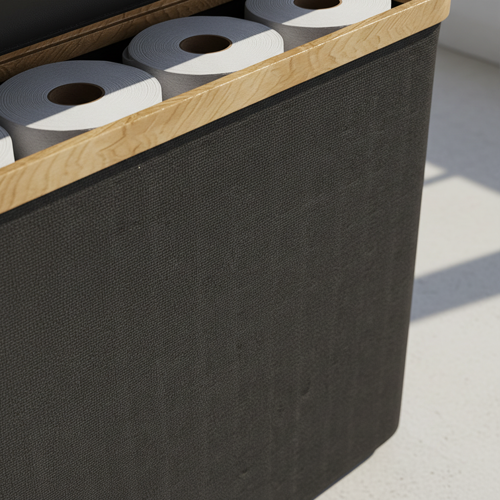 Grootcapaciteit toiletpapierdoos